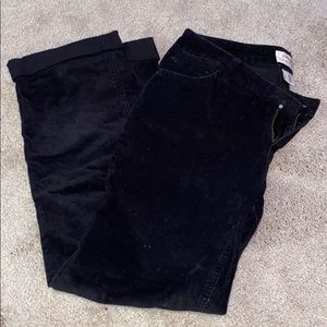 corduroy black pants